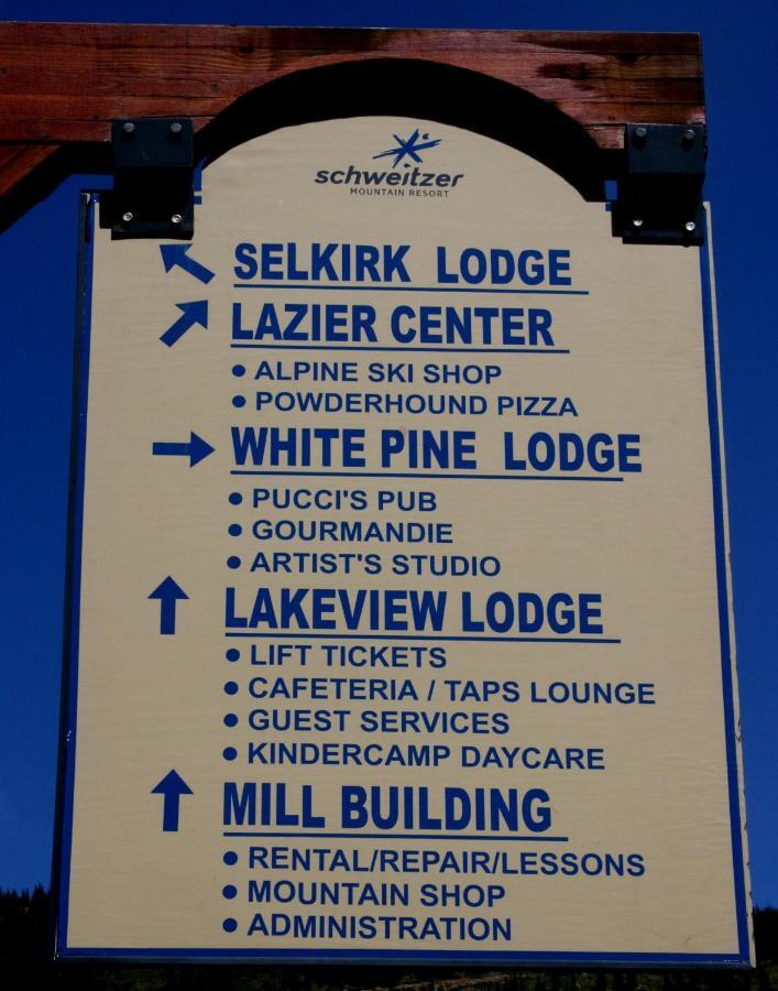 Schweitzer Mountain Resort White Pine Lodge Sandpoint Esterno foto